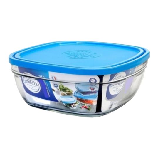 DURALEX FRESHBOX TRANSPARENT CARRE 11 CM WITH LID