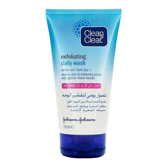 CLEAN & CLEAR EXFOLIATING DAILY WASH 150 ML