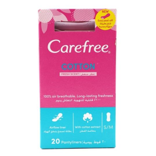 CAREFREE PANTY LINERS 20`S