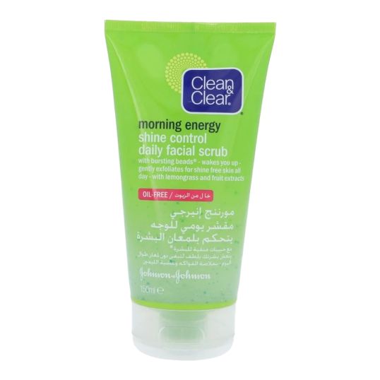 CLEAN & CLEAR SHINE CONTROL DAILY FACIAL SCRUB 150 ML