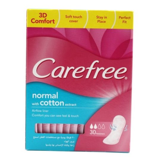 CAREFREE ORIGINAL IFW SANITARY NAPKIN 30`S