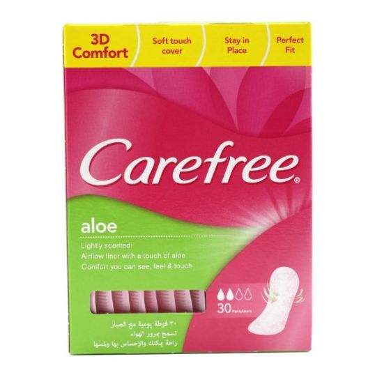 CAREFREE ALEO SANITARY NAPKIN 30`S