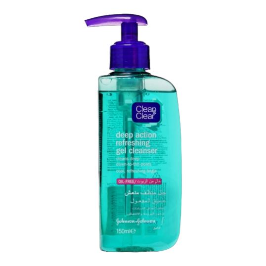 CLEAN & CLEAR DEEP ACTION GEL CLEANSER 150 ML