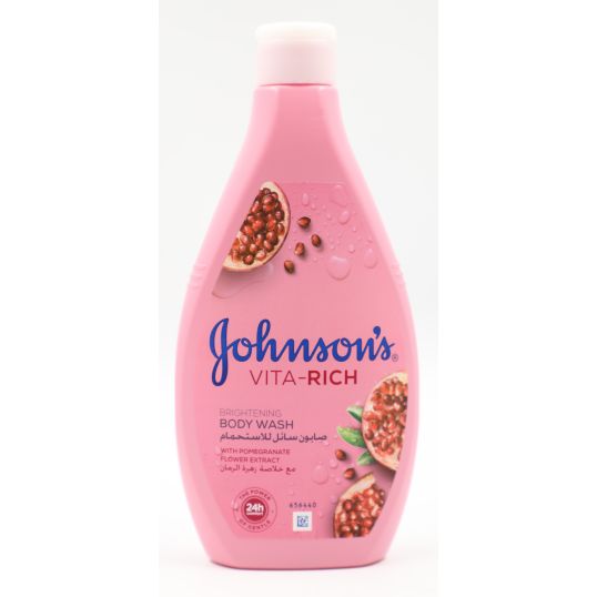 JOHNSONS VITA RICH POMEGRANATE BODY WASH 400ML