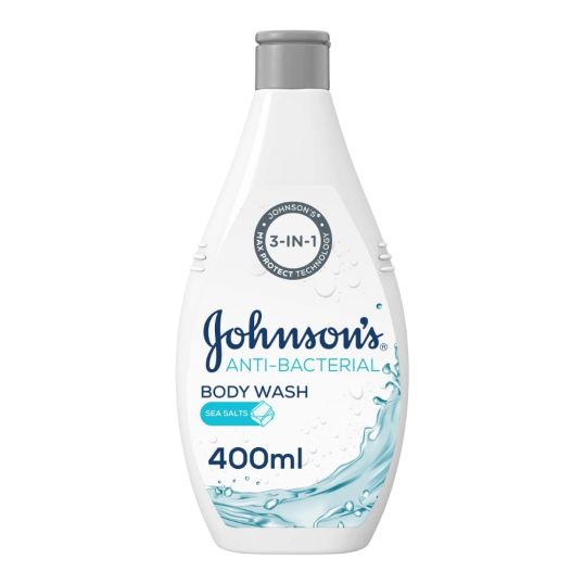JOHNSON SEA SALT ANTI BACTERIAL BODY WASH 400 ML