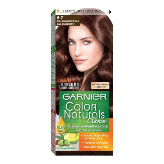 GARNIER COLOR NATURALS 6.7 PURE CHOC.BROWN