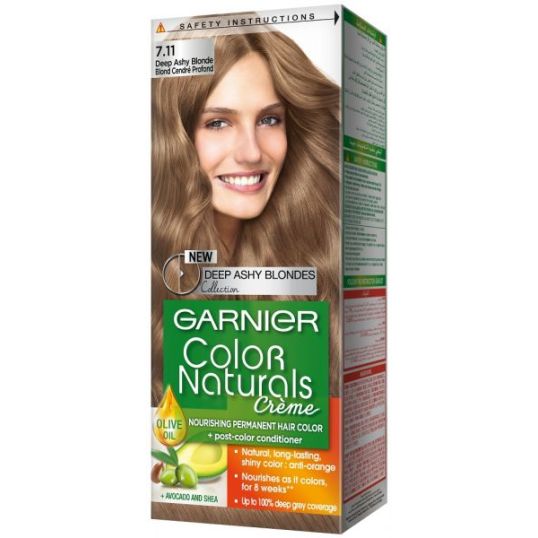 GARNIER COLOR NATURALS, 1001 ASHY SILVER BLONDE, PERMANENT HAIR COLOR