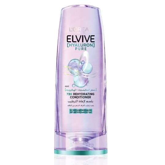 L'OREAL ELVIVE HYALURON PURE 72 H REHYDRATING CONDITIONER 360 ML