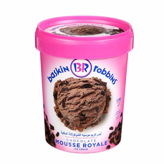 BASKIN ROBBIN CHOCOLATE MOUSSE ROYALE 1 LTR