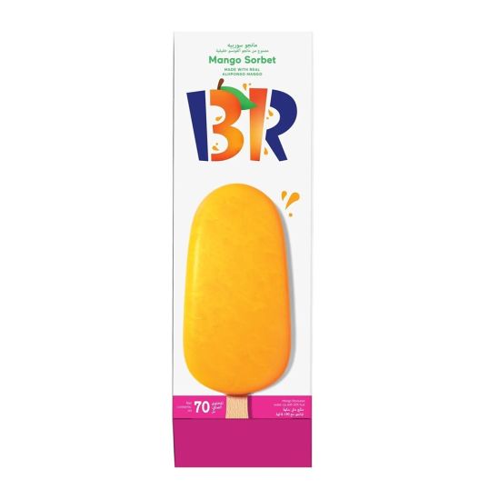 BASKIN ROBBINS MANGO SORBET BARS 90 ML