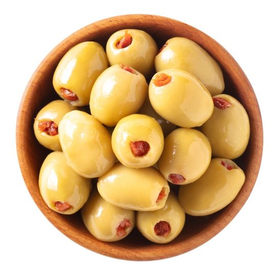 ITALIAN STUFFED OLIVES WITH DRIED TOMATO PER KG