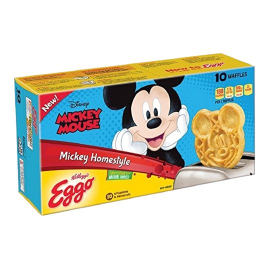 EGGO WAFFLES HOMESTYLE MICKEY MOUSE 12.3 OZ