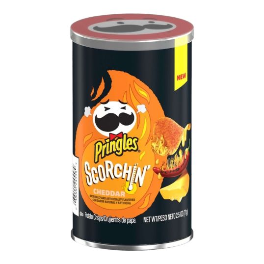 PRINGLES CRISPS SCORCHIN CHEESE 2.5 OZ