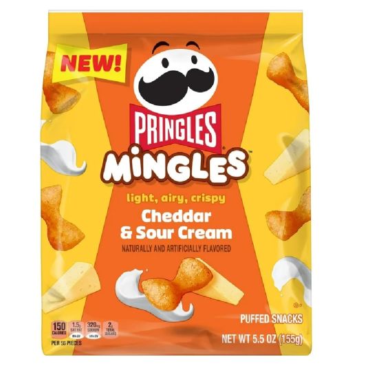 PRINGLES MINGLES CHEDDAR SOUR CREAM 5.5 OZ