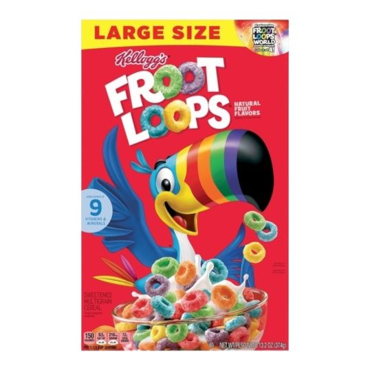 KELLOGGS CEREAL FROOT LOOPS 13.2 OZ