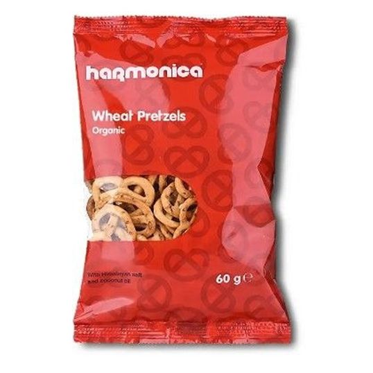 HARMONICA WHEAT PRETZELS ORGANIC 60 GMS