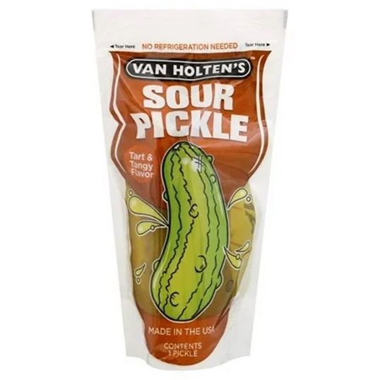VAN HOLTENS JUMBO SOUR PICKLEINAPOUCH 1'S