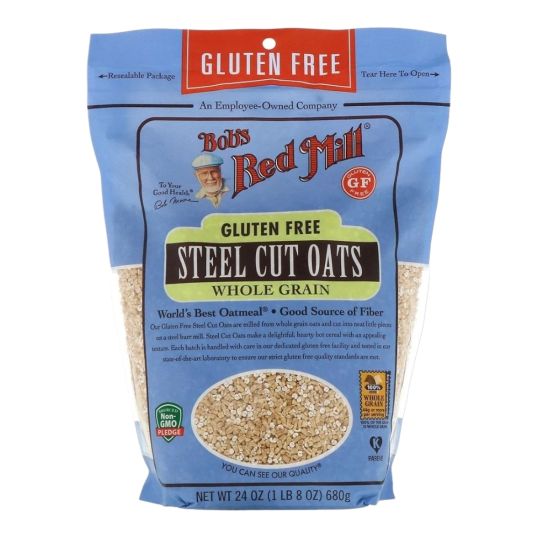 BOBS RED MILL STEEL CUT OATS GLUTEN FREE 24 OZ
