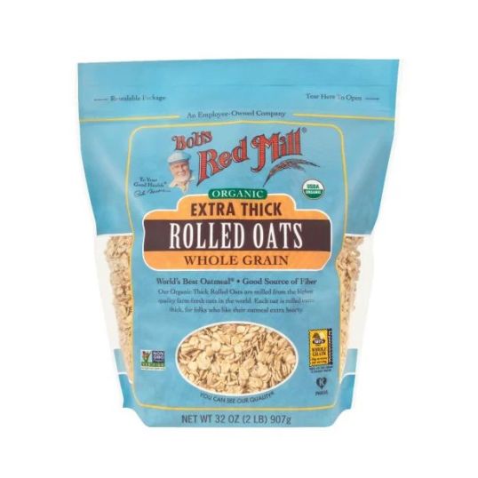 BOBS ROLLED OATS WHOLE GRAIN 453 GMS