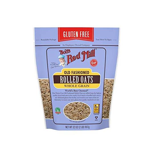 BOBS ROLLED OATS OLD FASHIONED GLUTEN FREE 907 GMS