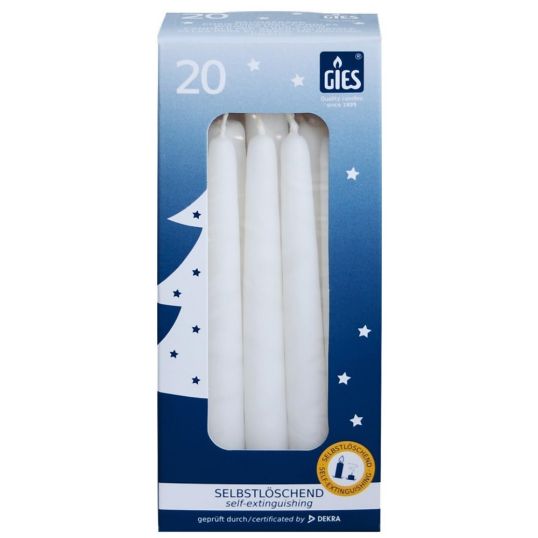 GIES CANDLES GRIPS WHITE 20'S