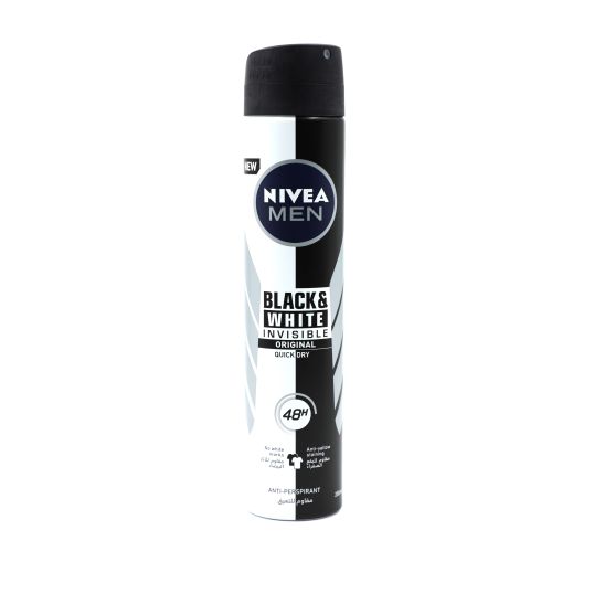 NIVEA MEN BLACK & WHITE DEO SPRAY INVISIBLE 200ML