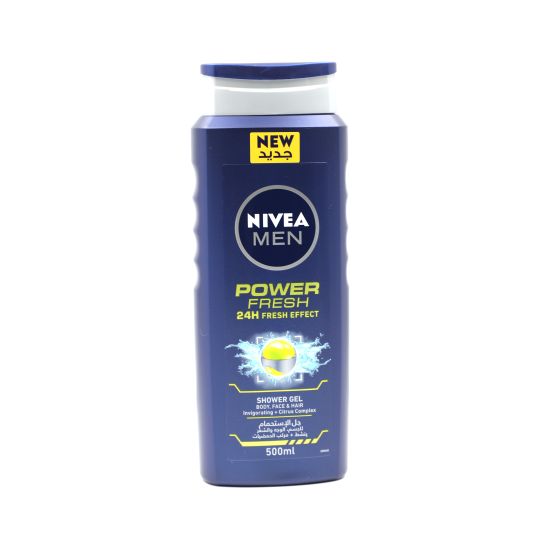 NIVEA MEN POWER RUSH SHOWER GEL 500 ML