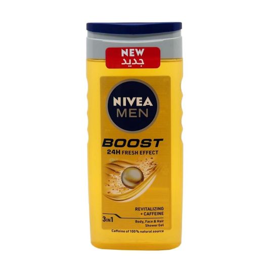 NIVEA BOOST SHOWER GEL FRESH MEN 250 ML