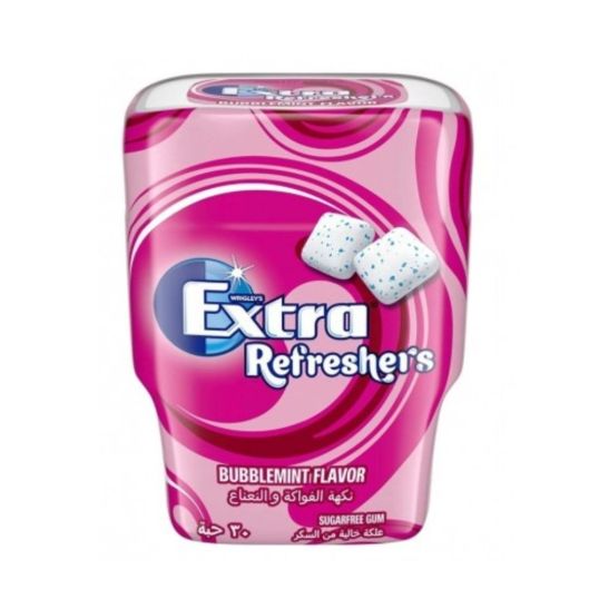 WRIGLEY'S EXTRA REFRESHER BUBBLEMINT BTL SUGAR FREE 30'S