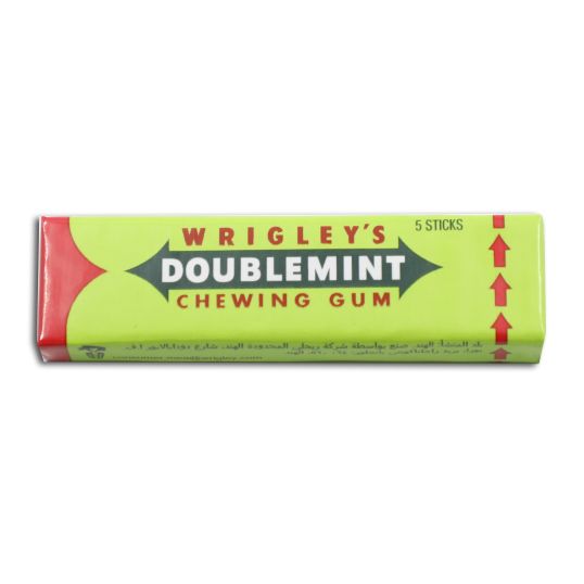 WRIGLEY`S DOUBLEMINT CHEWING GUM 5 STICKS