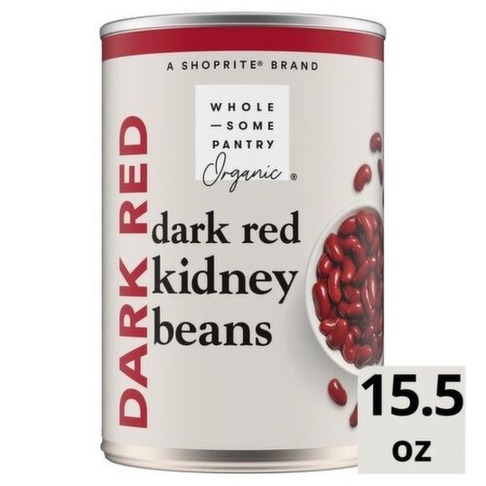 WHOLE SOME ORGANIC BEANS DARK RED KIDNEY 15.5 OZ