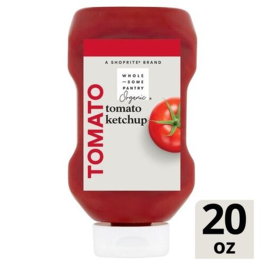 WHOLE SOME ORGANIC TOMATO KETCHUP 20 OZ