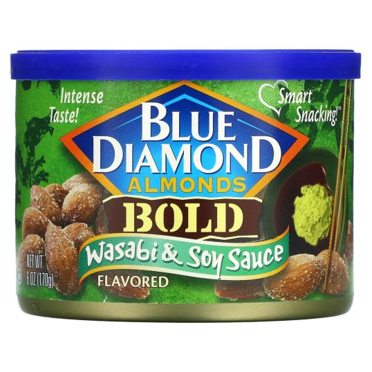 BLUE DIAMOND WASABI & SOY SAUCE ALMONDS