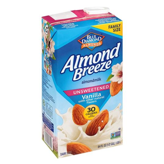 BLUE DIAMOND UNSWEETENED VANILLA 64 OZ