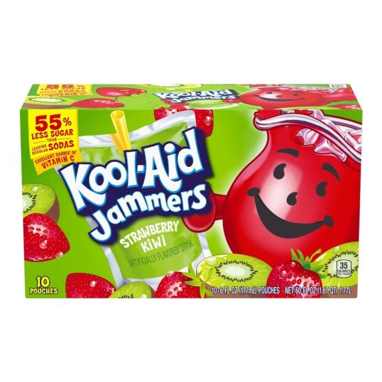 KOOL AID JAMMERS KIWI STRAWBERRY 10X6 OZ