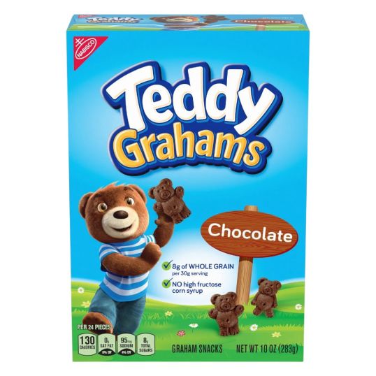 NABISCO TEDDY GRAHAMS CHOCOLATE 10 OZ