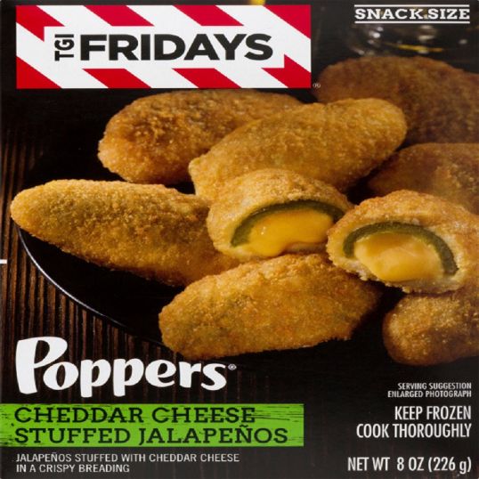 TGI FRIDAYS CHEDDAR CHEESE STUFFED JALAPENO 226 GMS