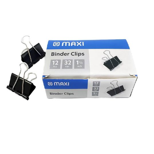 KW TRIO BINDER CLIPS 12 PCS DC-32