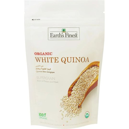 EARTH'S FINEST ORGANIC WHITE QUINOA 340 GMS