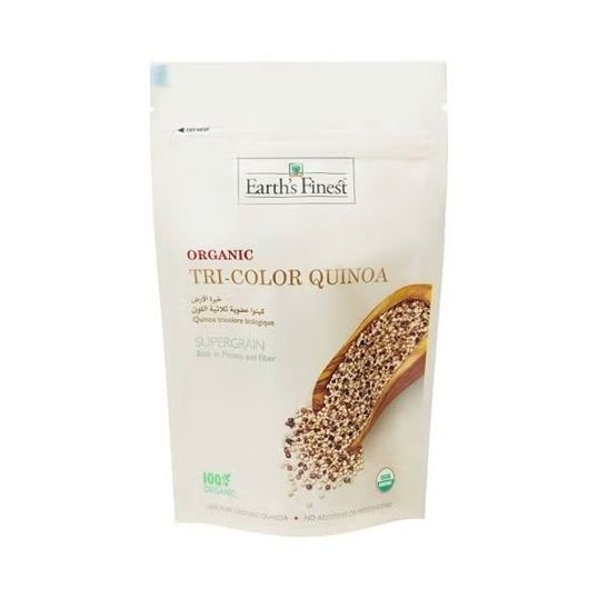 EARTH'S FINEST ORGANIC TRICOLOR QUINOA 340 GMS