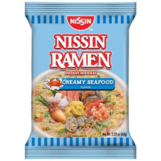 NISSIN RAMEN CREAMY SEAFOOD 63 GMS