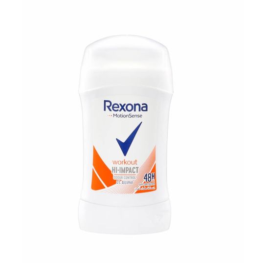 REXONA WORKOUT HI IMPACT DEO STICK WMN ST AP CL1 1X40 GMS