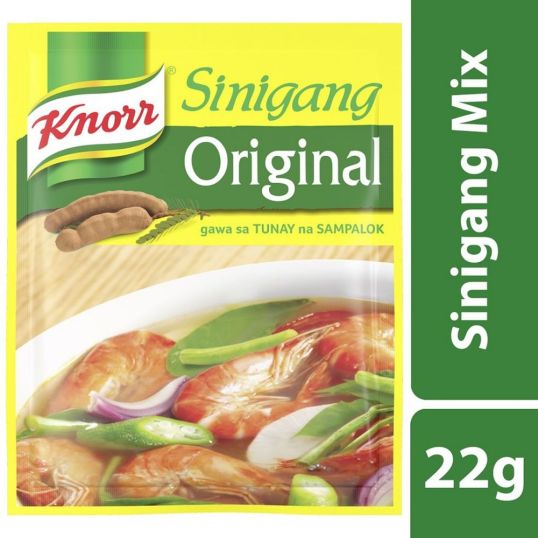 KNORR TAMARIND SOUP BASE MIX SINIGANG SAMPALOK 22 GMS