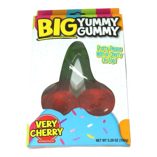 FOREIGNCDY FOREIGN CANDY BIG YUMMY GUMMY VERY CHERRY 5.29 OZ