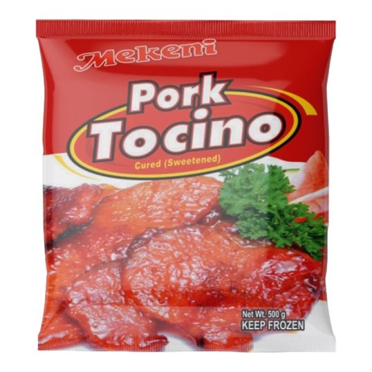 MEKENI REGULAR PORK TOCINO 500 GMS (CONTAINS PORK)