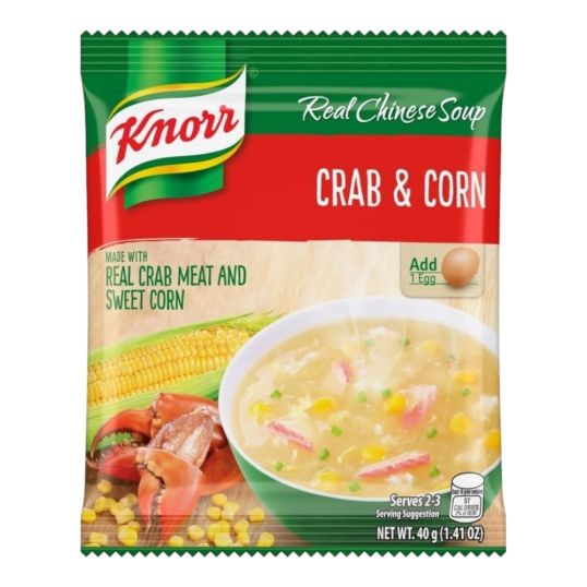 KNORR CRAB & CORN CHINESE SOUP 37 GMS
