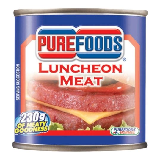 PUREFOODS PORK LUNCHEON MEAT 230 GMS (CONTAINS PORK)