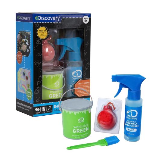 DISCOVERY TOY CHALK ASSORTED 4 PCS SET 1'S