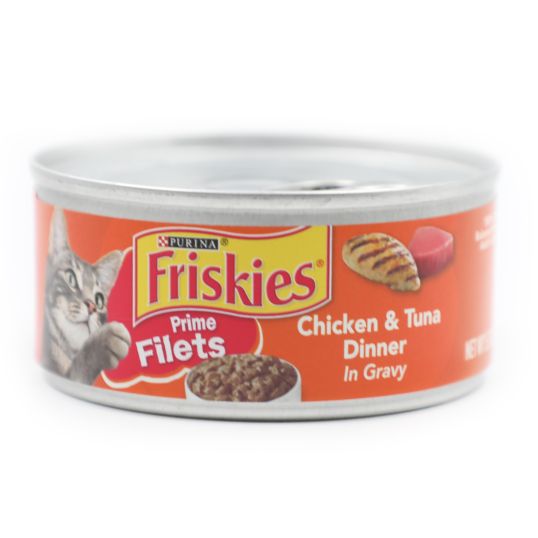 PURINA FRISKIES PRIME FILLET CHICKEN & TUNA DINNER 5.5 OZ