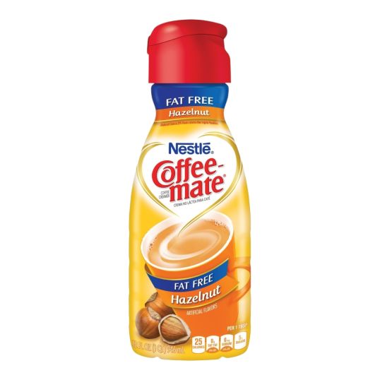 NESTLE COFFE MATE HAZELNUT FAT FREE 32 OZ